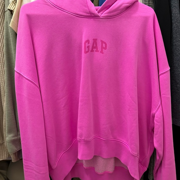 GAP Sweaters - GAP Women's Bright Pink Hoodie